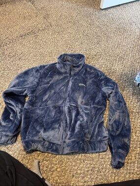 Columbia Navy Plush Full-Zip Fleece Jacket